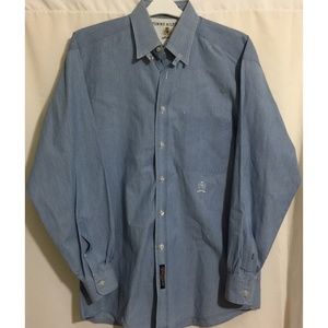 Tommy Hilfiger Size 15-33 Dress Shirt Blue